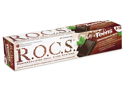 R.O.C.S. создал зубную пасту со вкусом шоколадного мусса!