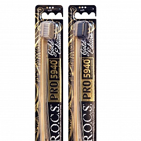 Бренд R.O.C.S.® представляет золотую зубную щетку R.O.C.S. PRO Gold Edition